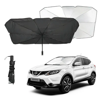 Автомобільна сонцезахисна парасолька-шторка на лобове скло 130&times;75 см 20500000006 фото