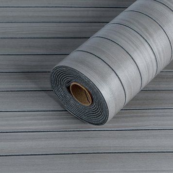 Покриття вінілове самоклеюче 3D рейки 600х3000х3мм Тік сивий SW-00002907 SW-00002907 фото